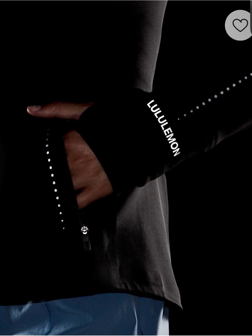 lululemon athletica “Cross Chill Performance” Black Jacket with Hood - Picture 11 of 16